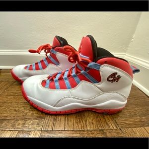 Air Jordan Retro 10 Chicago - White/Crimson 6.5Y